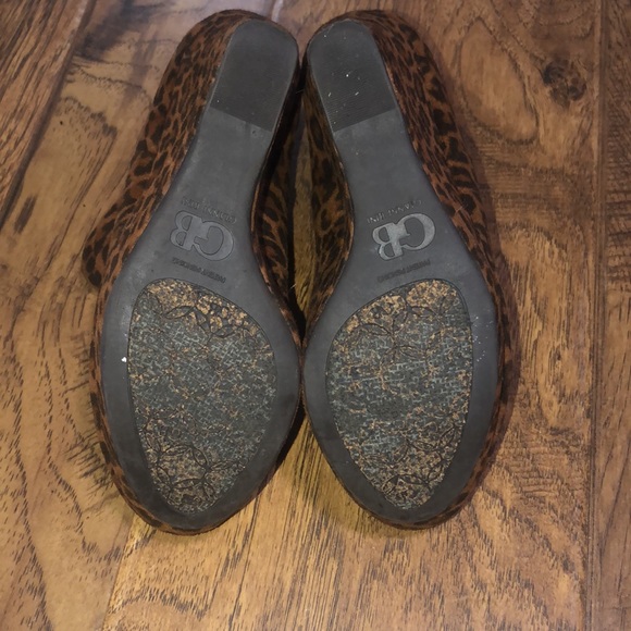 Gianni Bini Leopard Slouch Wedge Ankle Boots 7 - Picture 4 of 11